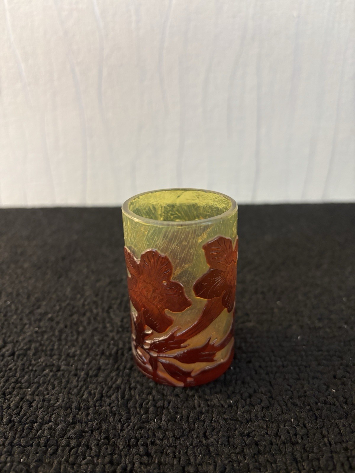 E. Gallé Soliflore Vase H: 6.8 Cm Model 3