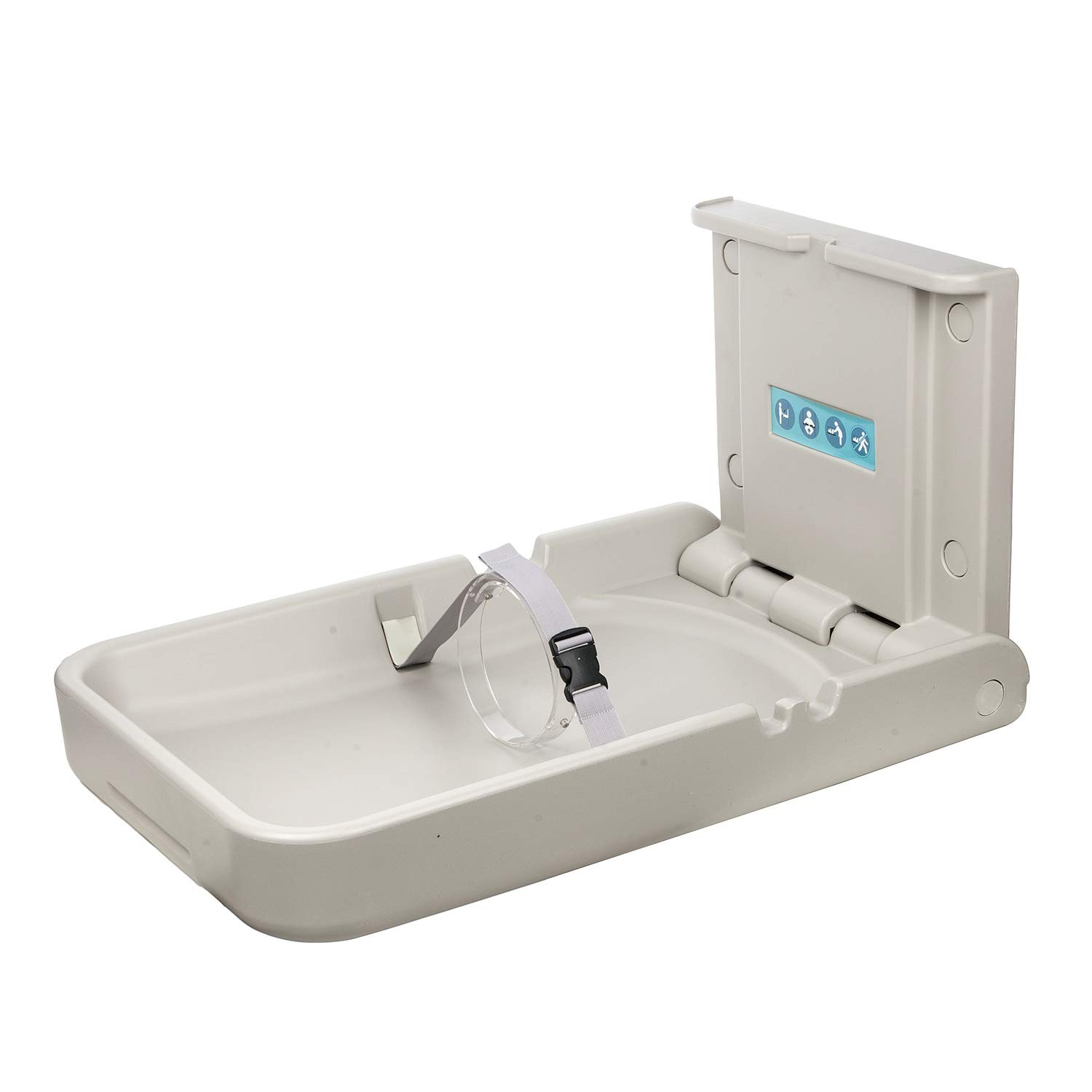 Baby Changing Diaper Station Wall-Mount: Vertical Baby Changing Table, Sturdy...