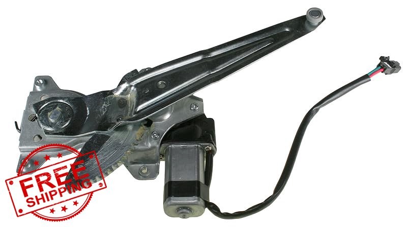 TRQ Toyota Corolla Rear Left Power Window Motor Regulator Driver Side