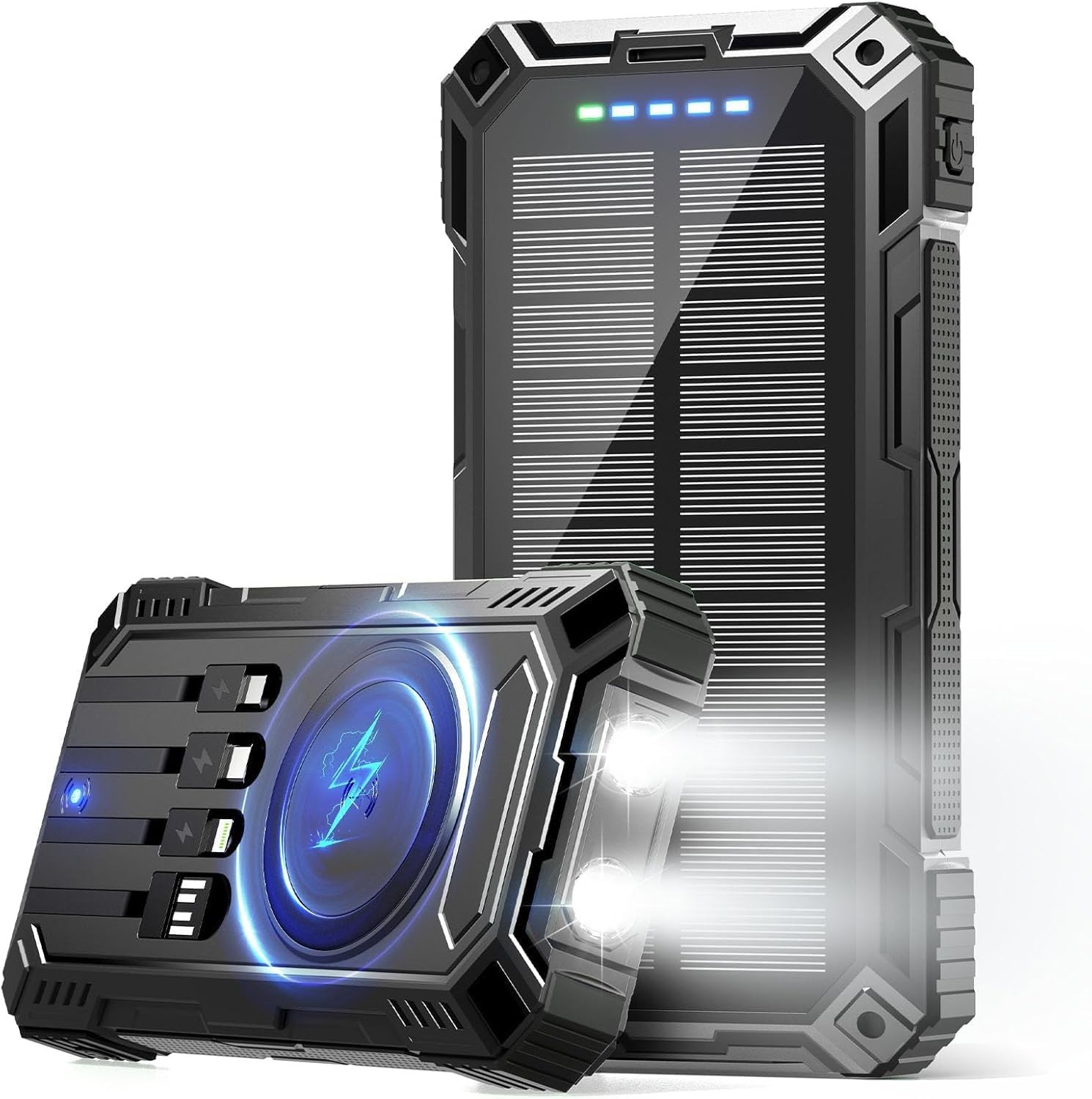 49800mAh Power Bank with Wireless Charging, Compatible with iPhone & iPad