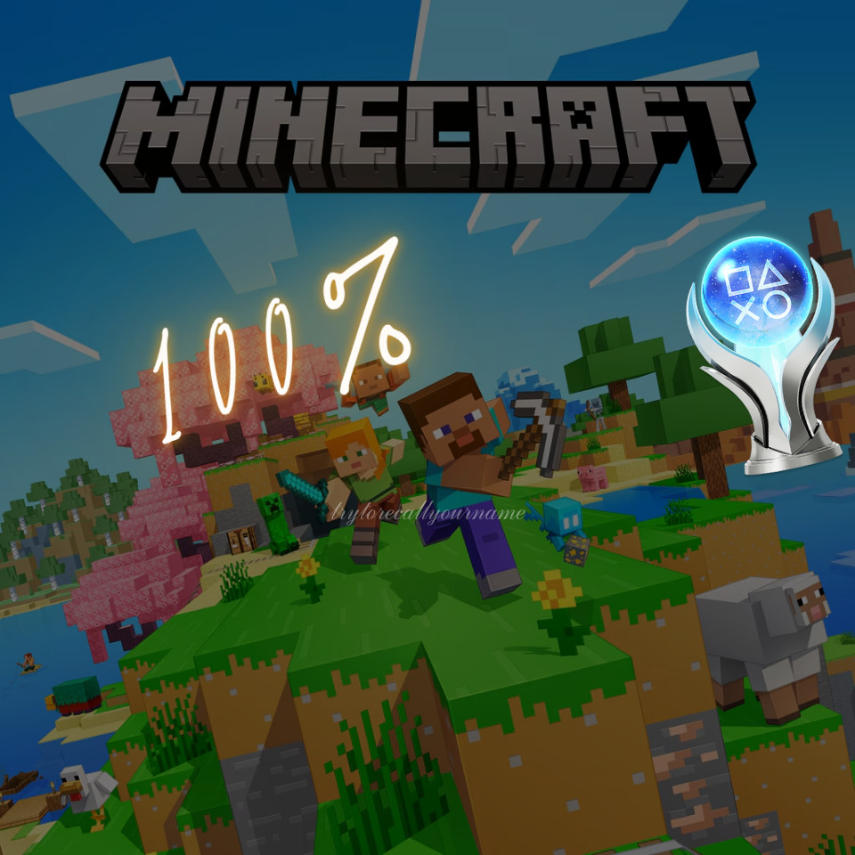 MINECRAFT PS5 + ALL DLC'S Platinum Trophy Service FAST LEGIT SAFE