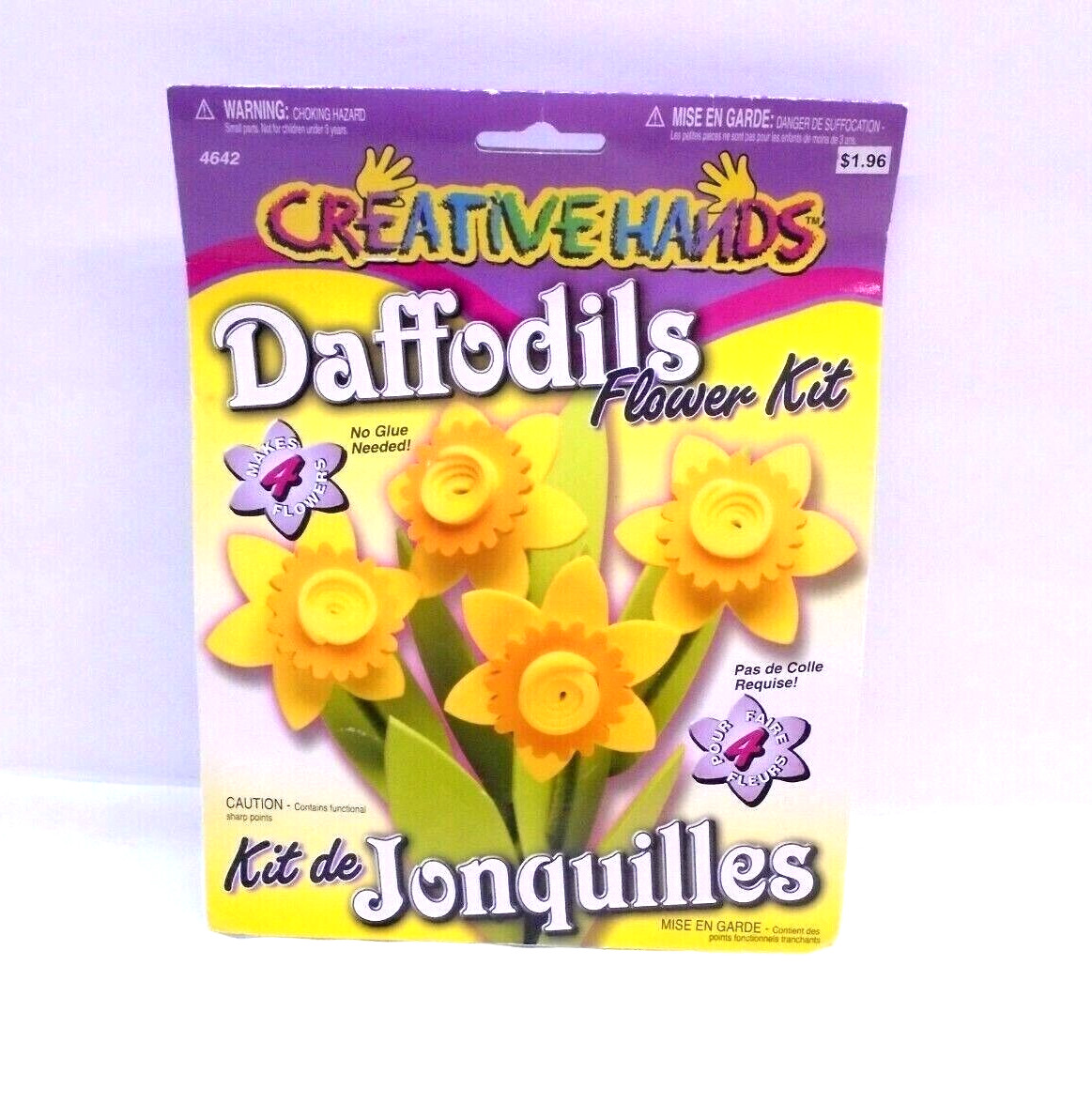 Daffodils Flower Kit Foam Shapes Crafts NEW Spring Easter
