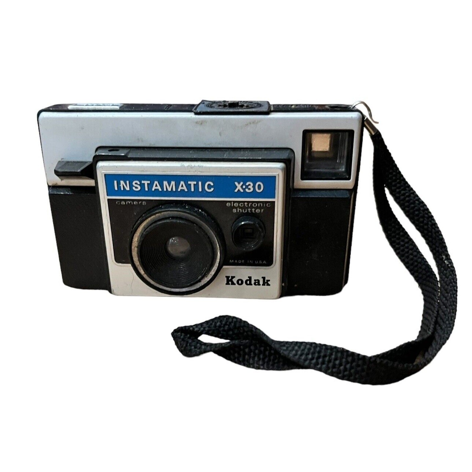 Kodak Instamatic X-30 Auto Exposure Vintage Camera 43mm Lens Untested