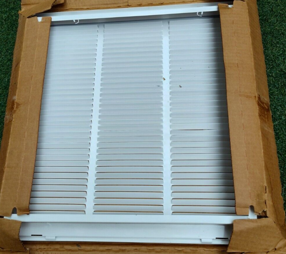 LIMA HVAC FILTER GRILL REGISTER STEEL HINGED 60GHFF 18"X18" WHITE SET OF 4