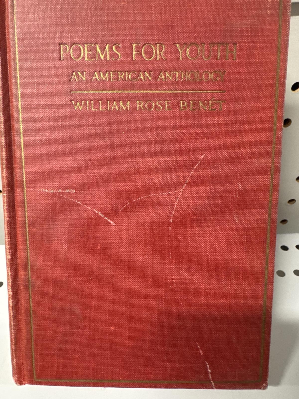 Poems for Youth: An American Anthology by William Rose Benét - Vintage 1925