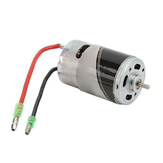 550 Brushed Motor, 22500 RPM High Speed Motor Two Way Bearing 12T Aluminum 