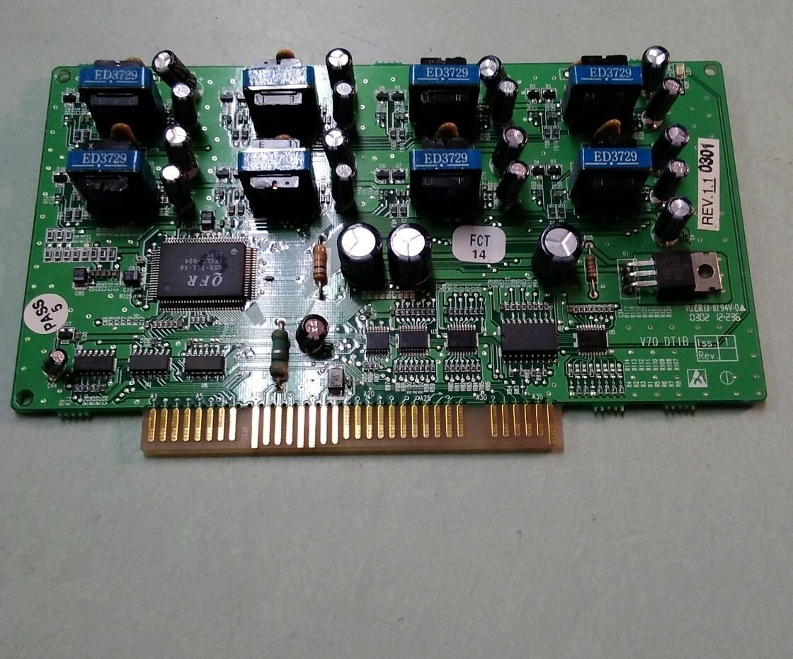 Vodavi Vertical Starplus STS/STSe V70 DTIB 8 Port Digital Station Card  REV 1