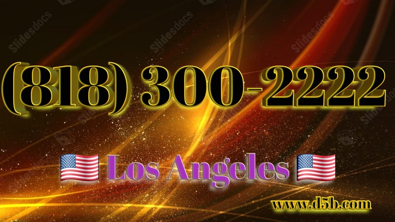  818 Los Angeles Vanity Easy Phone Number ‪(818) 300-2222