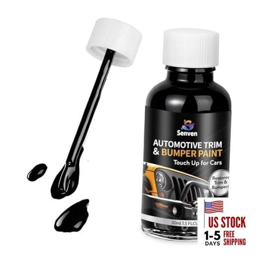 Car Black Paint Touch Up Cars Scratch Repair for Vehicles, Bumper Rim High 