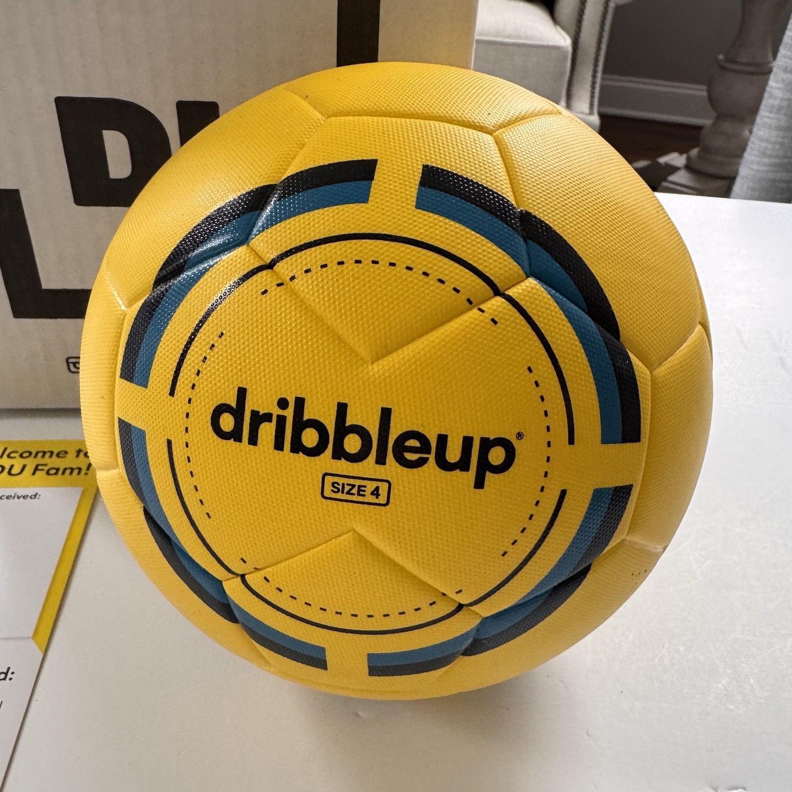 Dribble Up Smart Soccer Ball Size 4 App Enabled Youth Training Ball