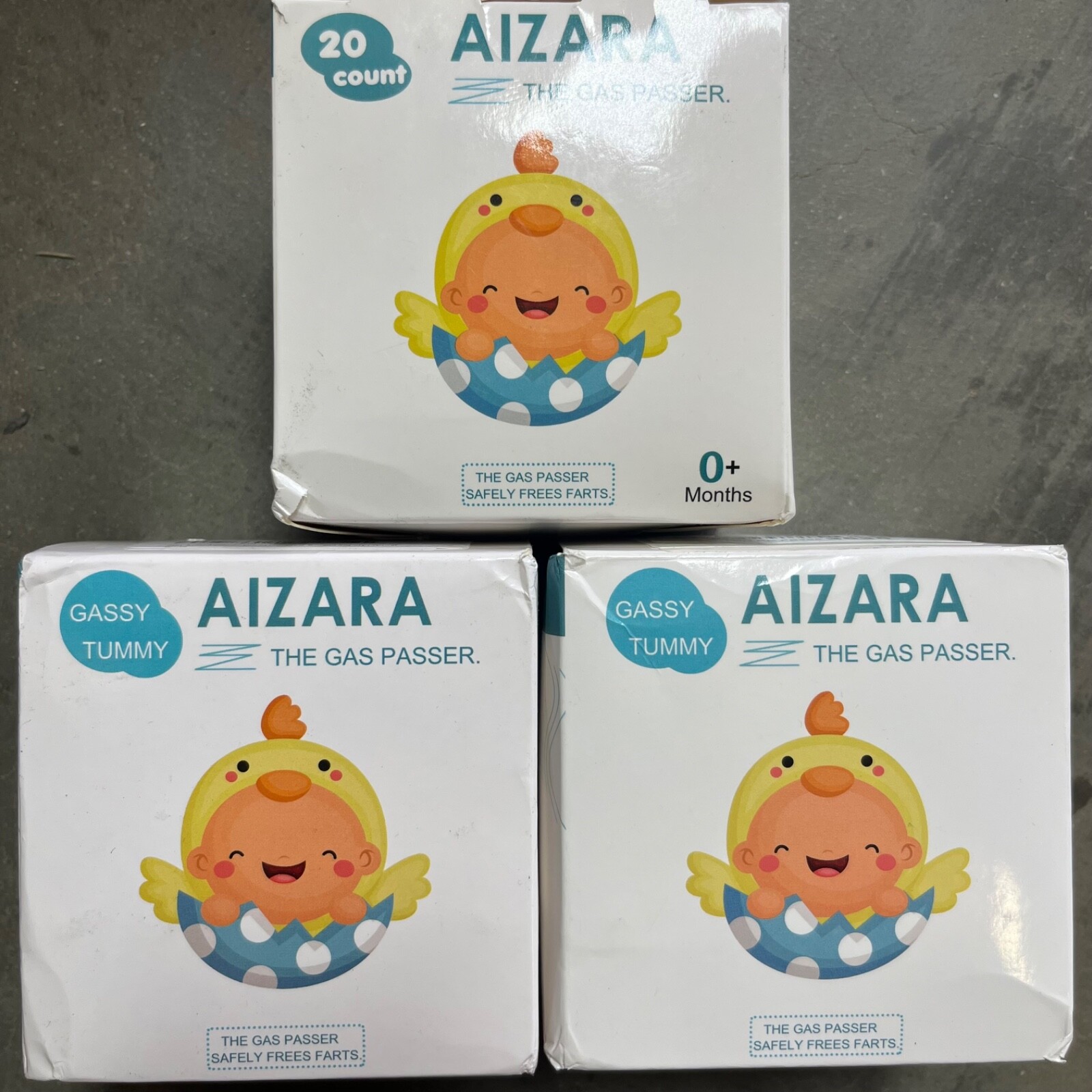 60 pcs Gas and Colic Reliever for Babies, Baby Colic and Gas Relief, 100% Safe