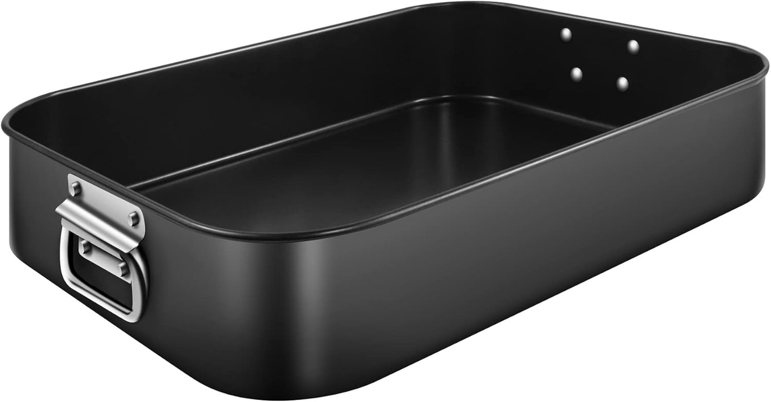 Lasagna Pan Deep, Baking Pan for Oven, 16X12X3 Inch Baking Dishes for Oven, Roas