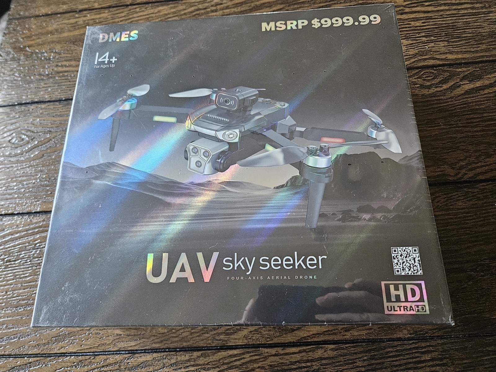 P19 Sky Seeker UAV Drone 4K Dual Lens 2 Batteries Brushless