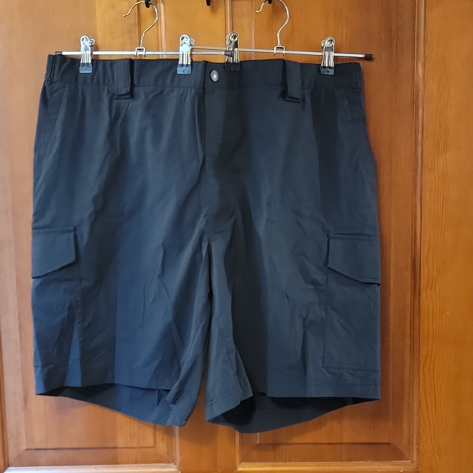 5.11 Tactical Men's Cargo Shorts Black Size 44 Nylon Elastane