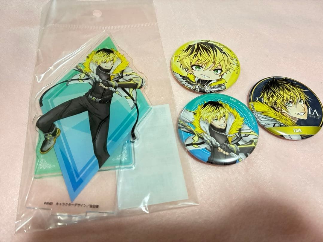 Tales of Luminaria Falc Acrylic Stand Can Badge cv. Kousuke Tanabe