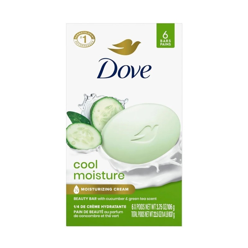 12x Dove Soap Bar Cool Go Fresh Moisture Ultra Hydrating Beauty Bar 3.75oz