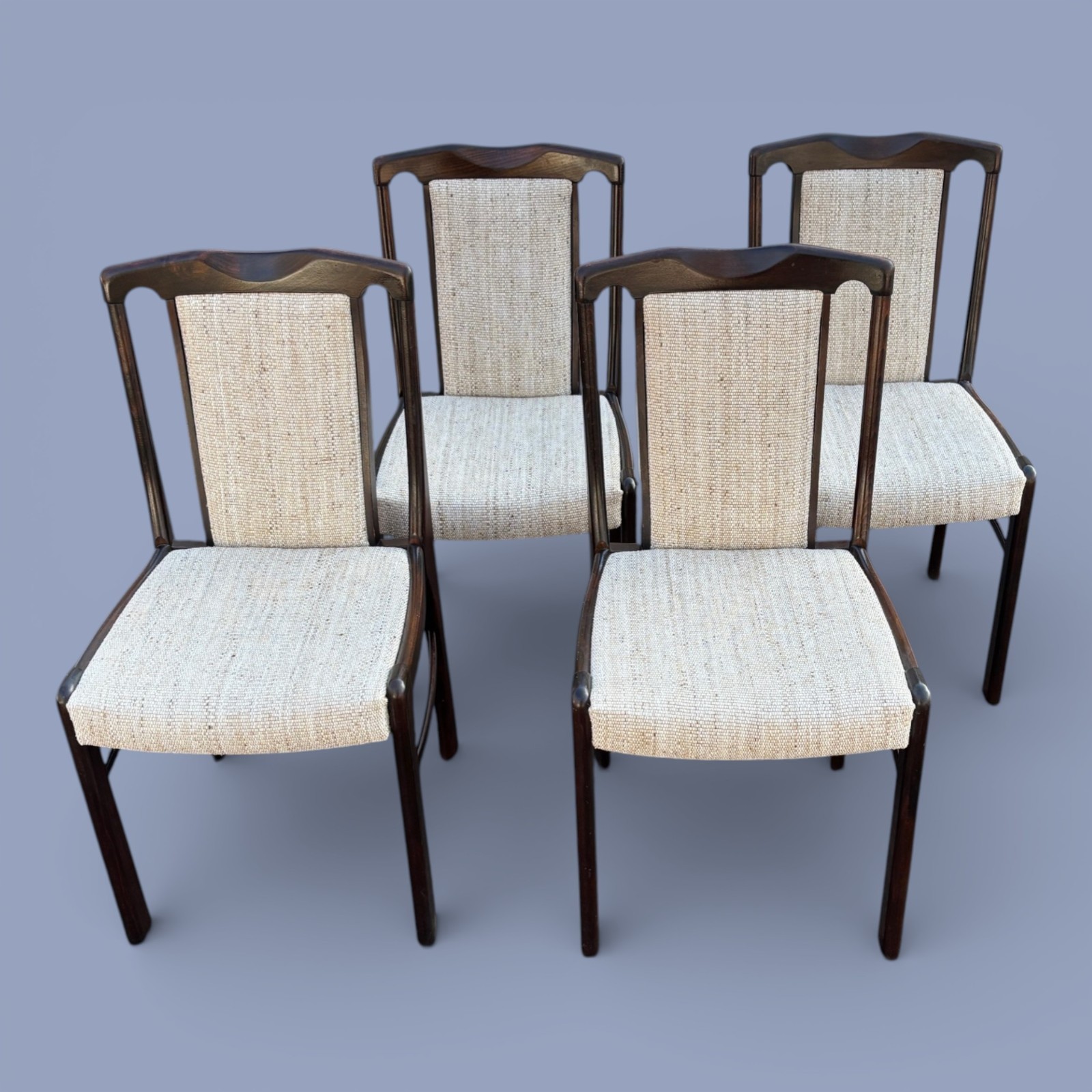 Set of 4 German Mid-Century Dining Chairs