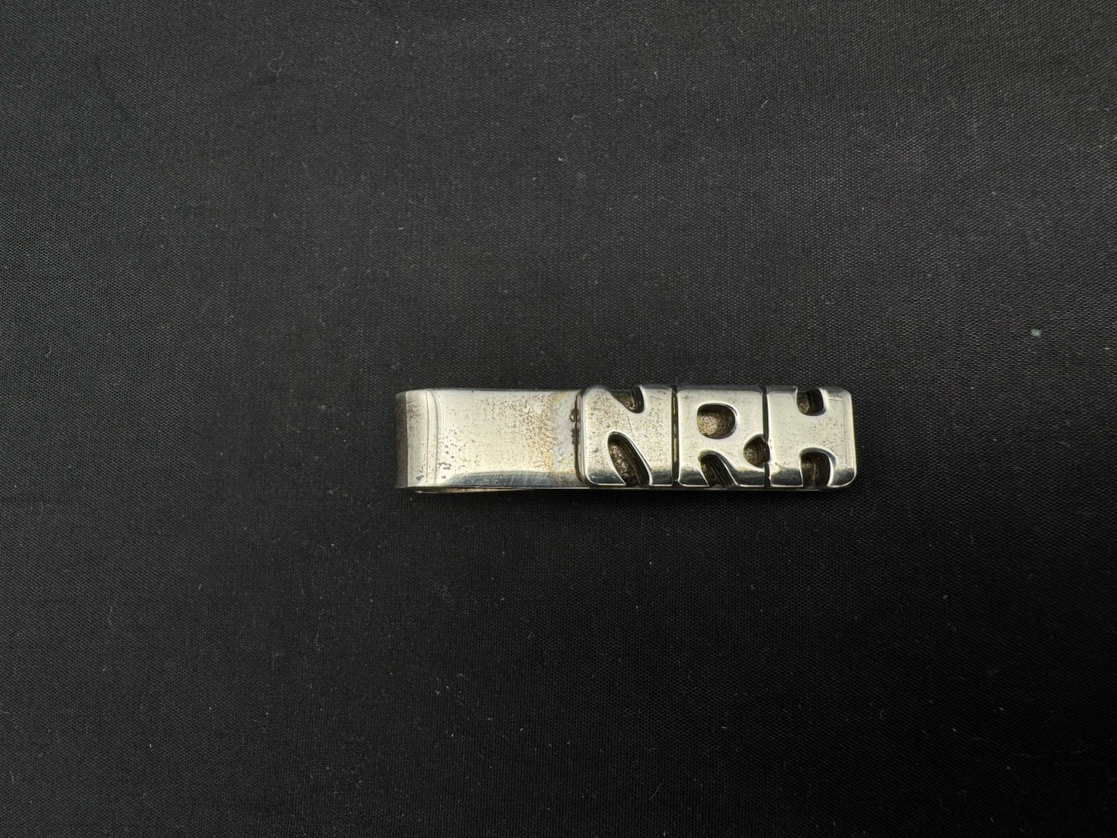 Vintage Leonore Doskow Handmade Sterling Silver Tie Clip or Money Clip NRH