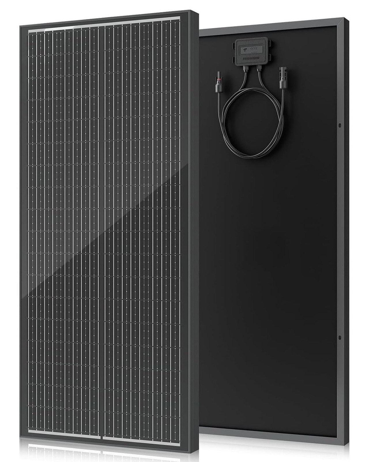 18BB 100 Watt Solar Panel, N-Type 12V 100W Solar Panel, 25% High Efficiency M...