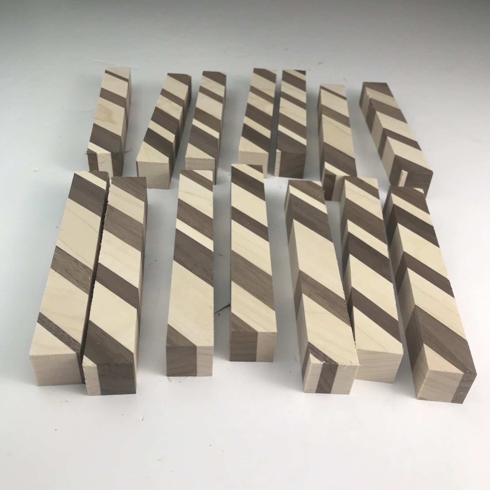 Wood Pen Turning Blank - Set Of 14 - Woodworking Supplies (11/16” X 5”) Lot 144