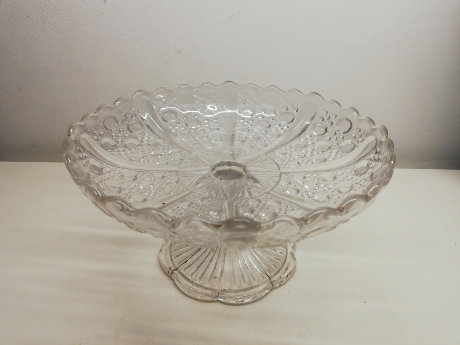 Antique Cut To Fruits Cake Vintage Decoration Collection 20th Century H 11