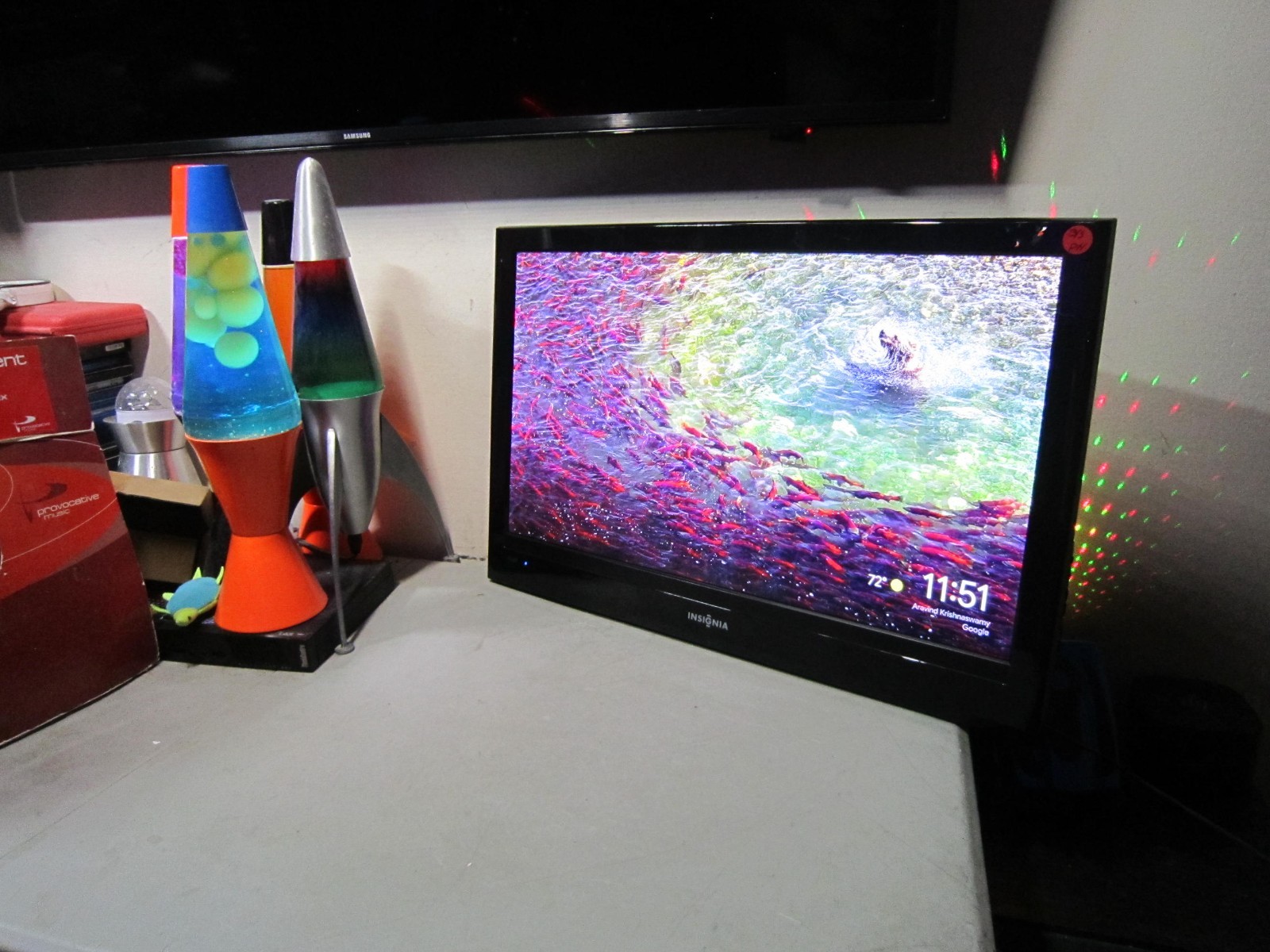 Working Insignia 24” NS-24E730A12 24” Class 1080p LED TV No Rmt or Stand FREESHI