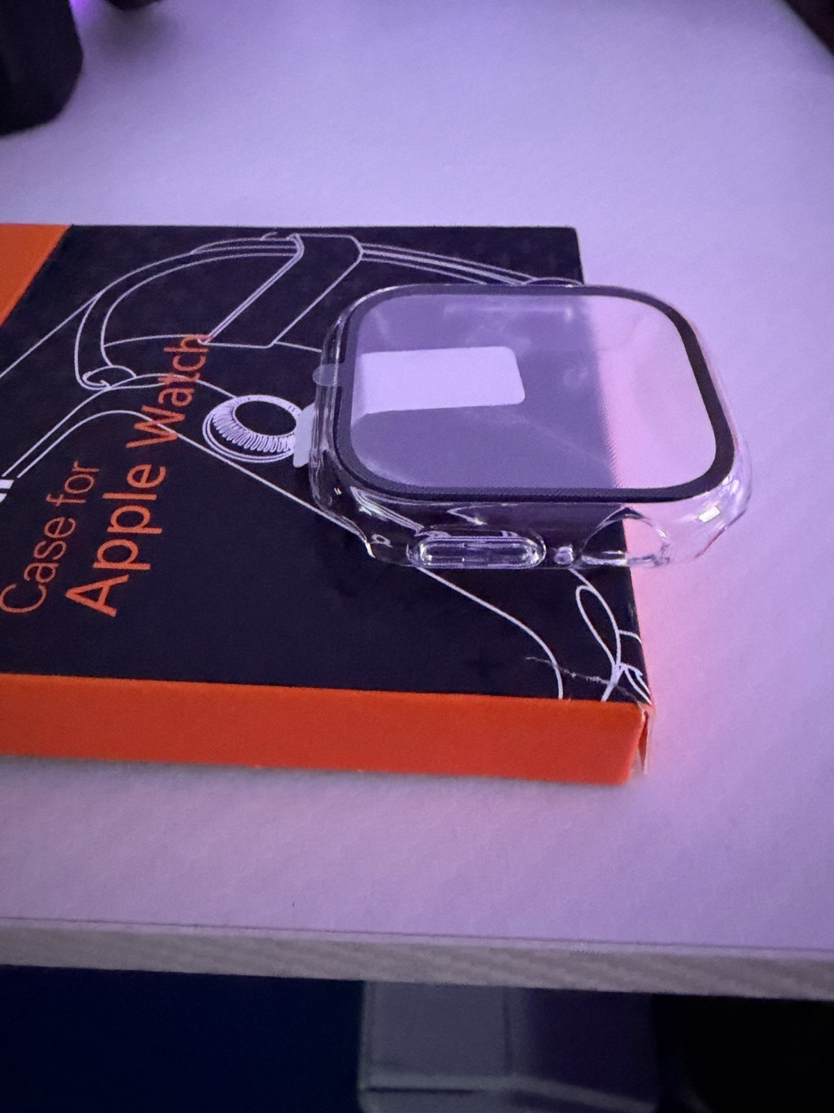 Misxi 2-Pack Transparent Hard Case for Apple Watch Series 10 46mm Clear