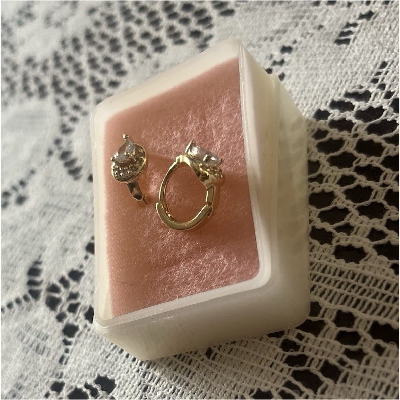 Yellow Gold Earrings 