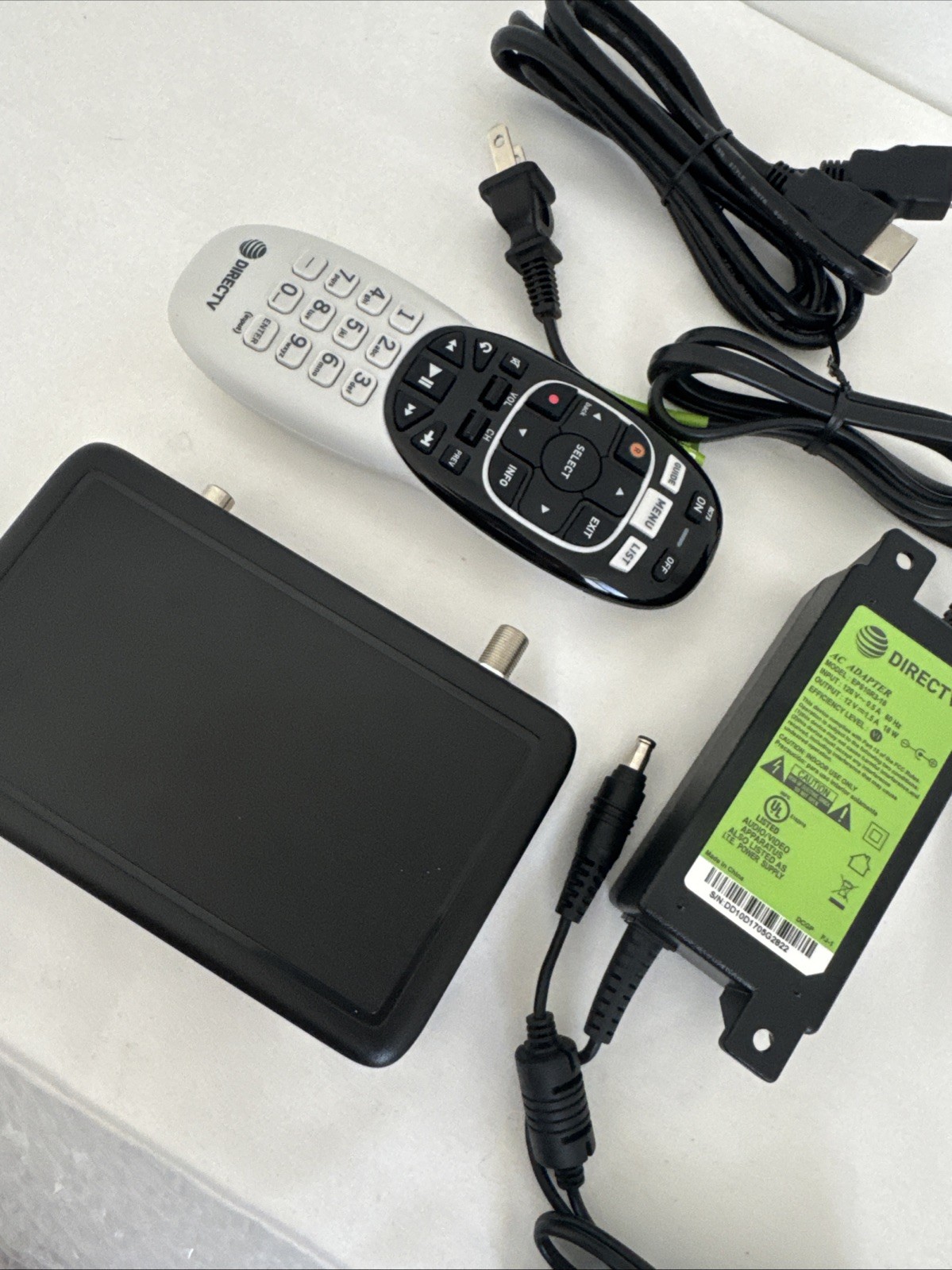 DIRECTV Genie Mini C61-500 Receiver Bundle Remote Power AS IS Parts Repair