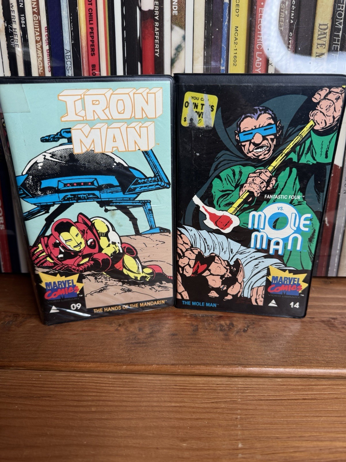 Vintage 1985 Marvel Betamax Lot Of 2 Iron Man Spider-Man Mole Man | Prism | RARE