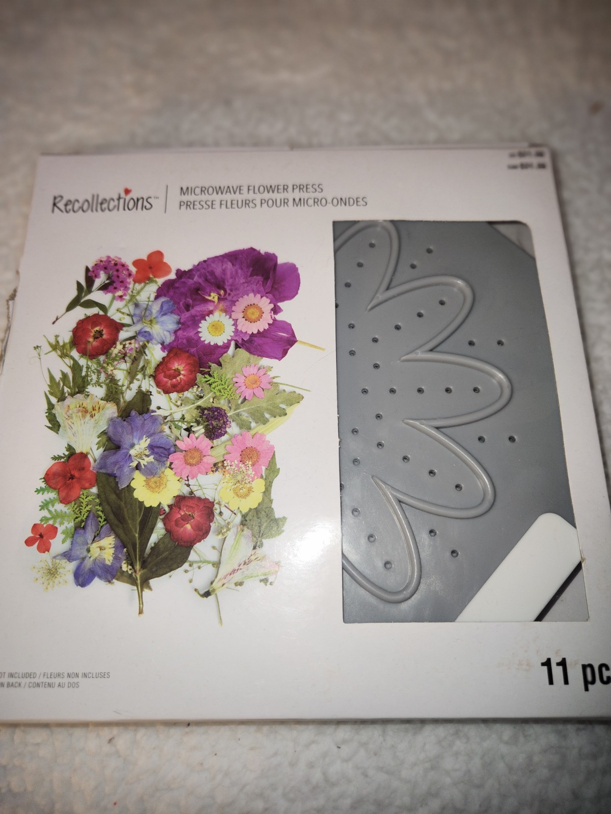 Recollections Microwave Flower Press Kit 11pc Fast Drying Floral Craft New S5