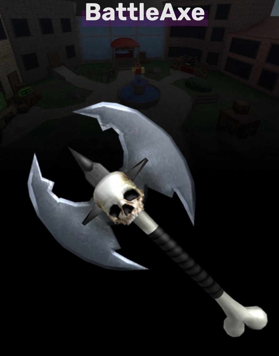 Murder Mystery 2 Battle Axe - MM2 Godly