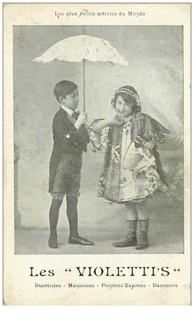 Circus No. 49 The Smallest Artists In The World The Violettes Duettists Music