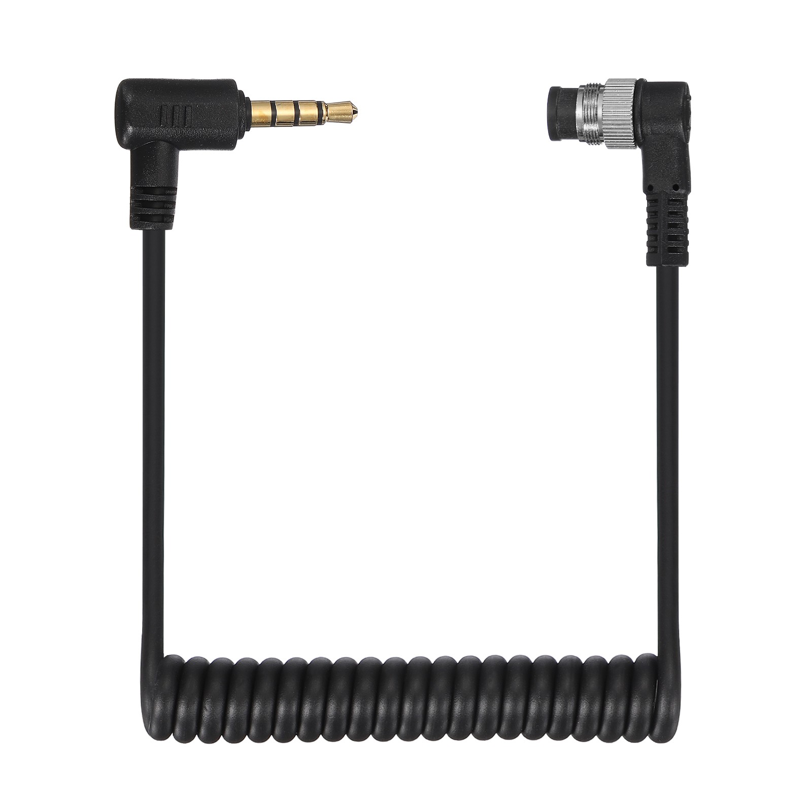 3mm to Male Flash PC Sync Cable with Screw Lock 2.5mm(3P) to N1(10P), Black