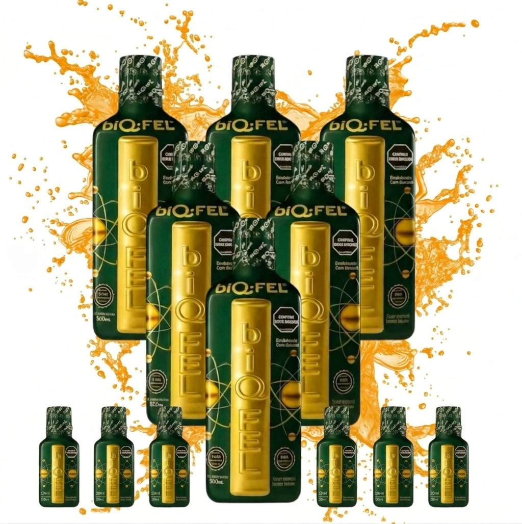 6 BIQ-FEL  - 500 ML + 6 Biq-chitos REMPLAZO DEL VITAFER - Alert Read Description