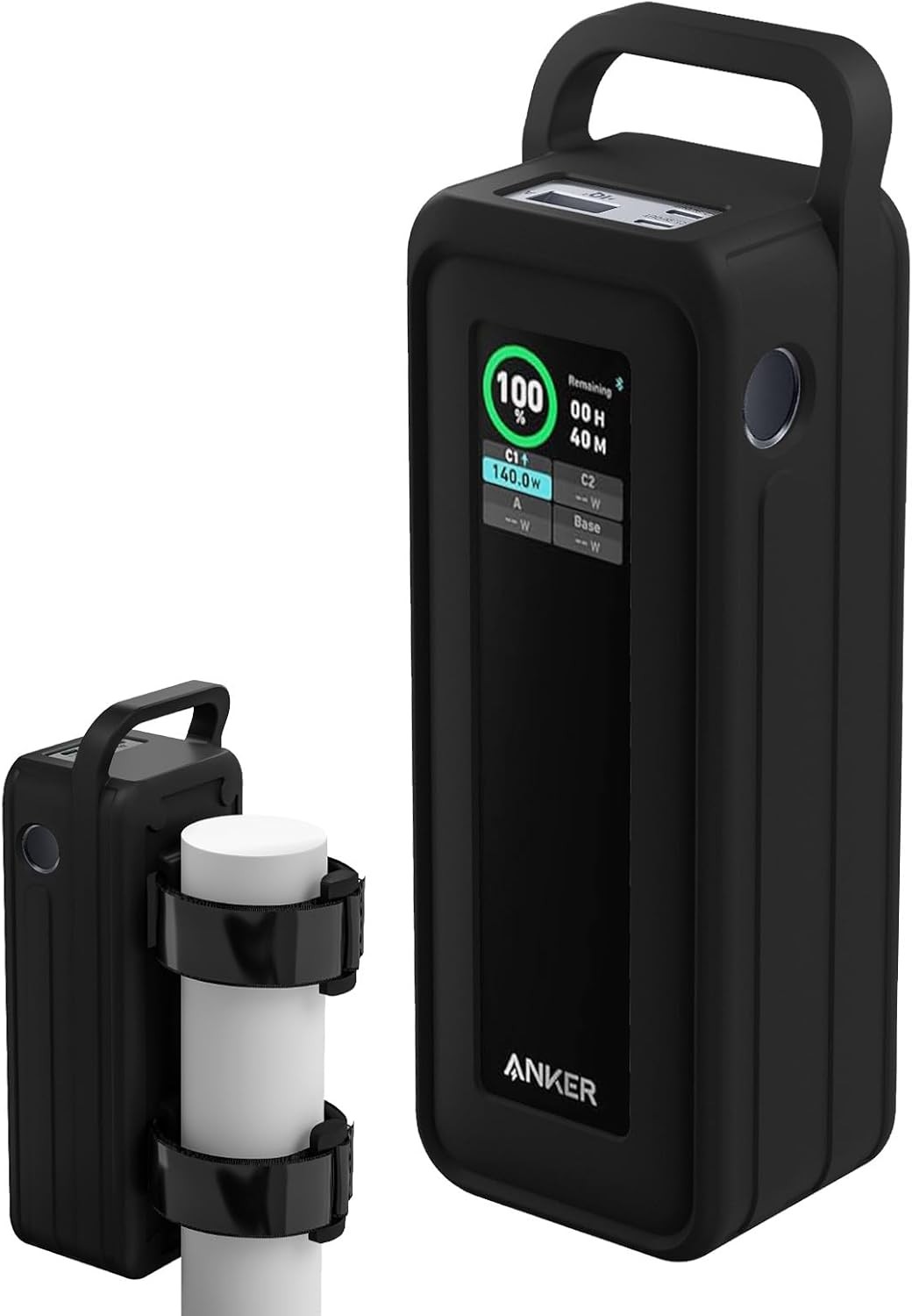 Case for Anker Prime Power Bank 27650mAh 250W Silicone Protective Cover Black