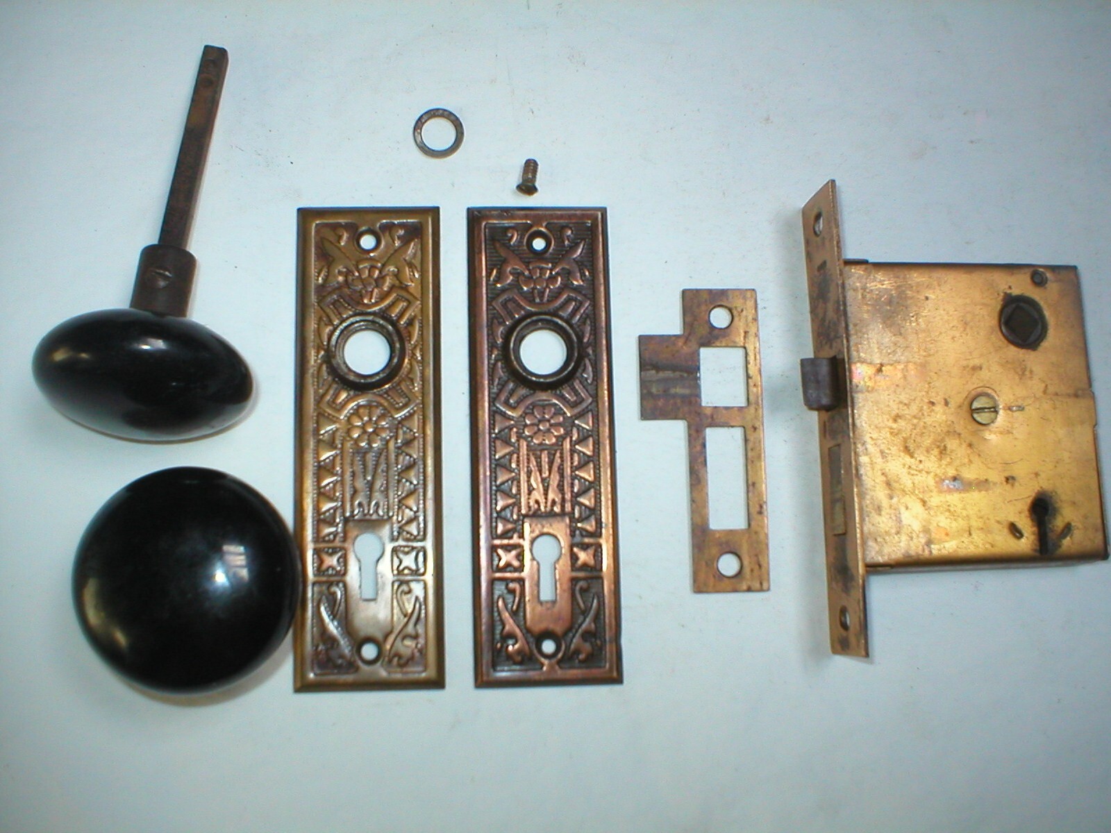 Antique Victorian Era Door Hardware
