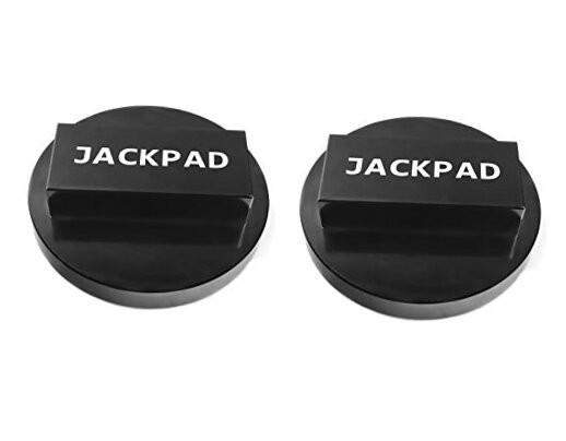 Jack Pad Adapter Anodized Black Replacement for B-M-W 135 335 535 E82 E88 2pcs