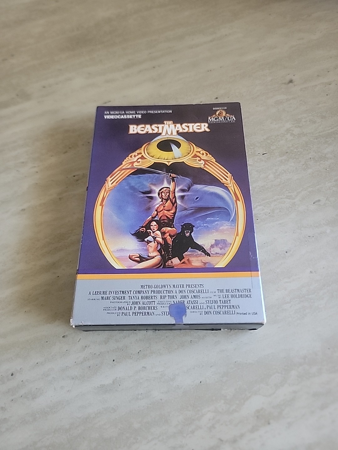 BEASTMASTER (TANYA ROBERTS) BETAMAX TAPE (NOT VHS) MGM/UA
