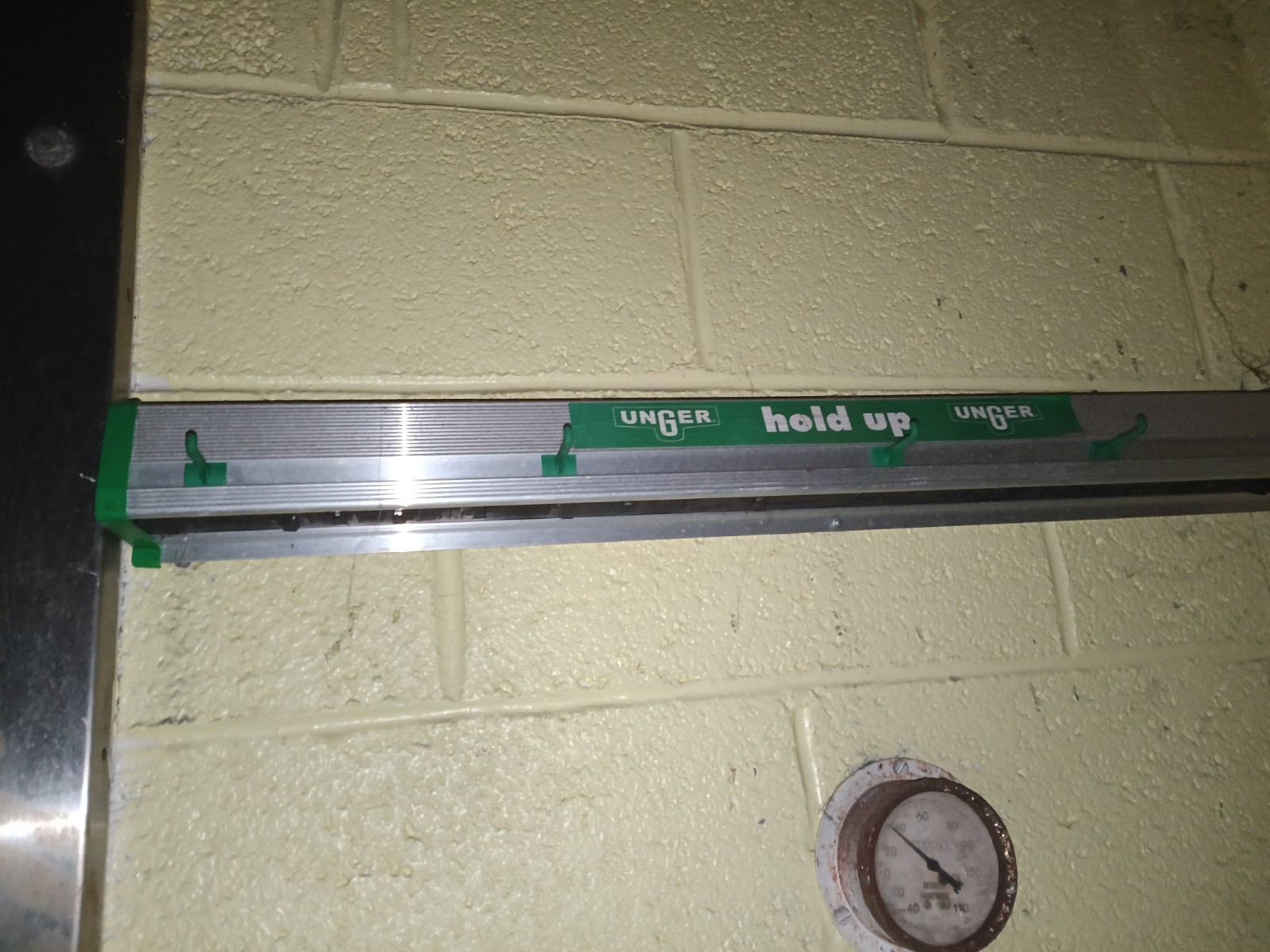 Unger Hold Up Holder Rack Tool Holder Cleaning Supply Organizer Wall Mount