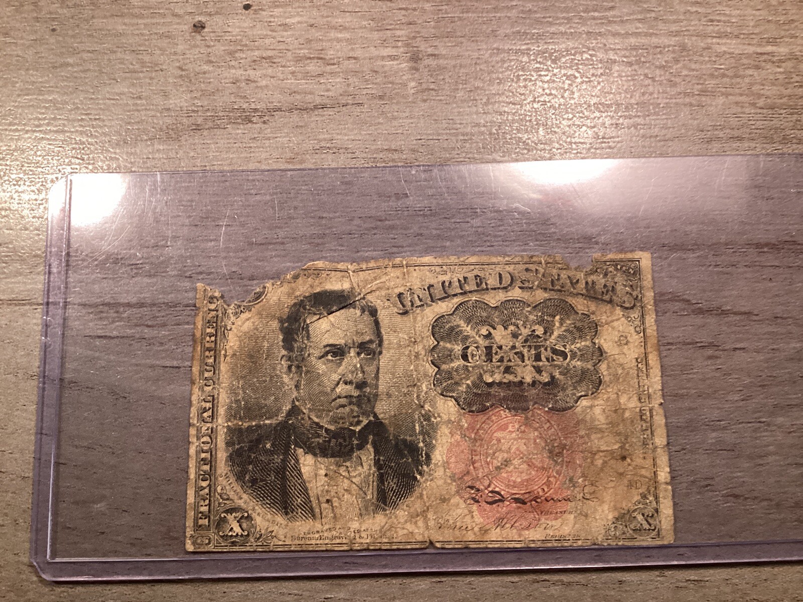 1874 Ten Cent Fractional Postal Issued US Currency 1266  112223 18q