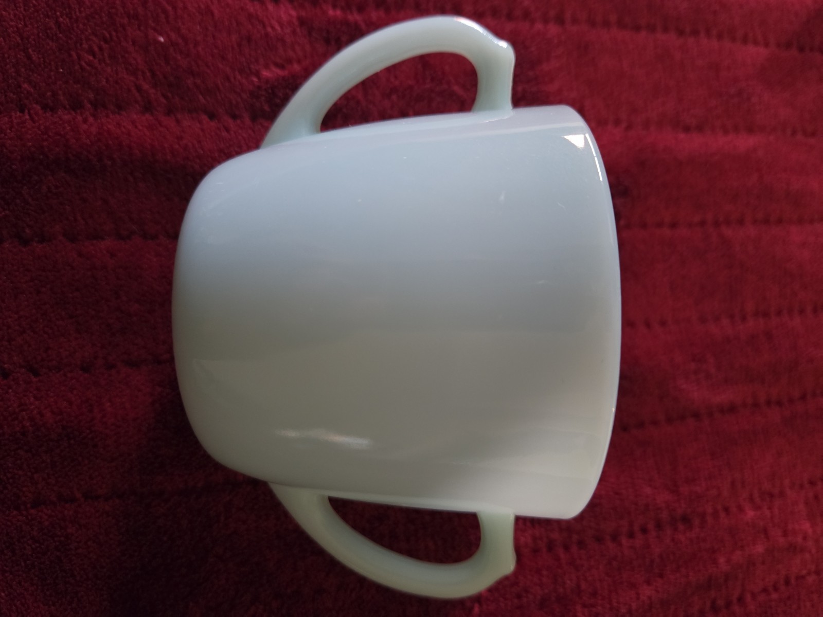 Vintage Fire-King Anchor Hocking Milk Glass Sugar Bowl Double Handle USA