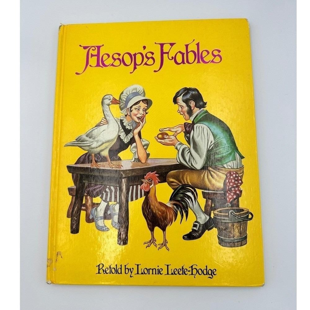 AESOP'S FABLES Hardcover by Lornie Leetie-Hodge 1985 Hamlyn Publishing
