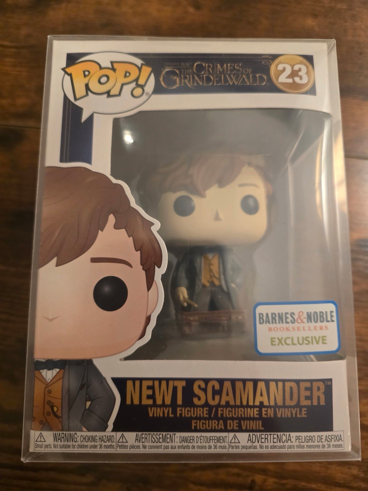 Funko Pop Fantastic Beasts Newt Scamander #23 Exclusive NEW In Protector