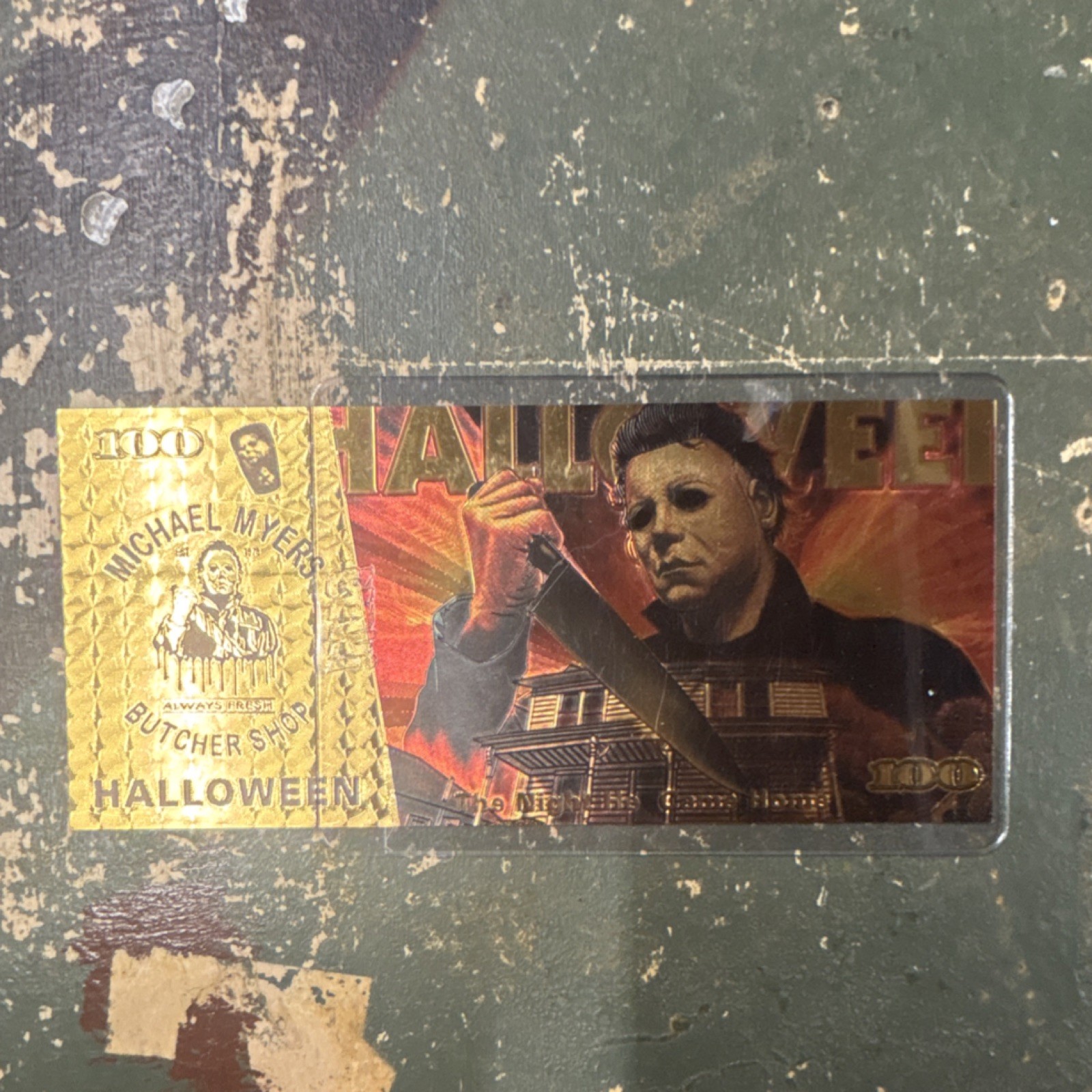 Halloween Horror Movie Novelty $100 Banknote
