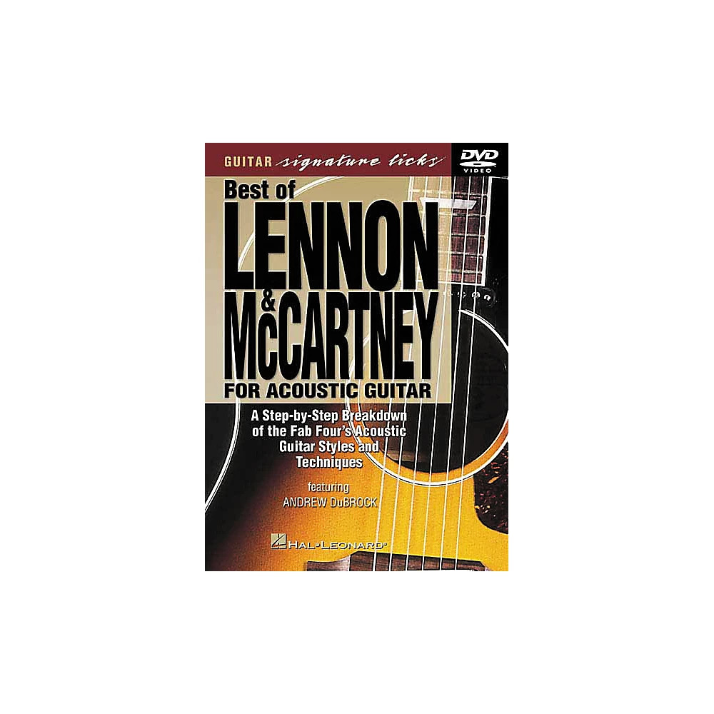 Hal Leonard Lennon and McCartney for Acoustic Guitar DVD