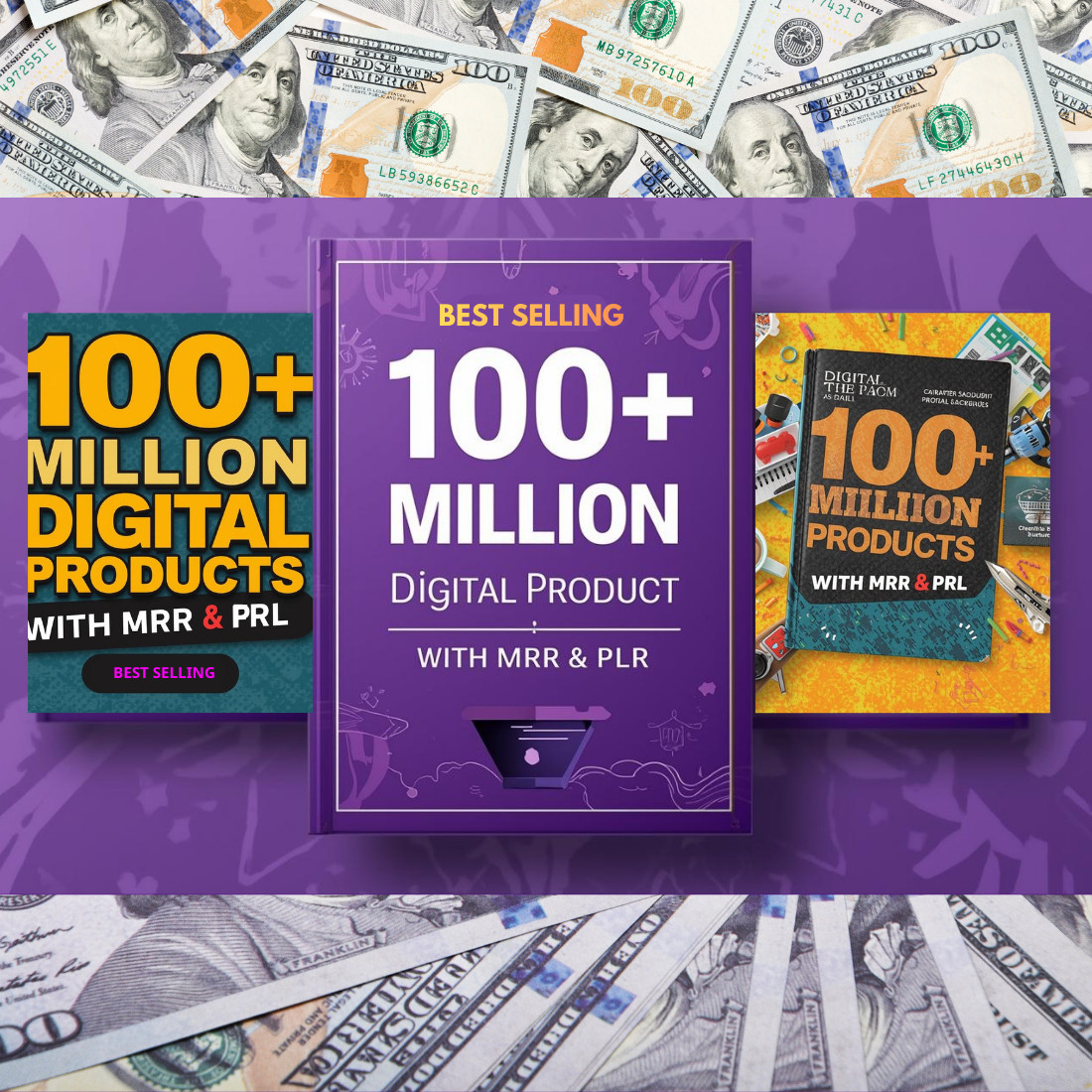 100 Million PLR & MRR Mega Digital Products Bundle Passive Income
