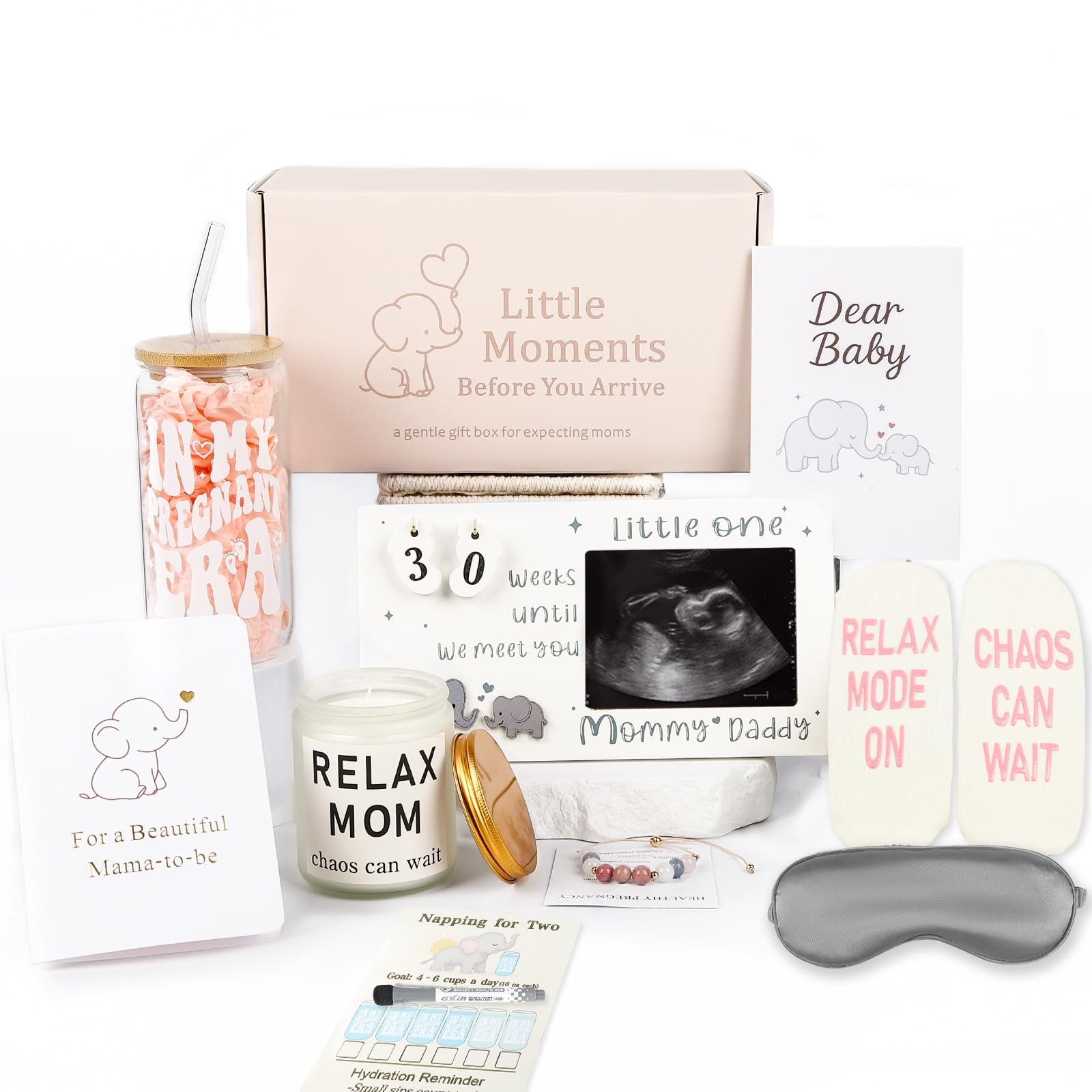 Pregnant Mom Gifts – Thoughtful Pregnancy Gift Box for Mom to Be – Relaxation...