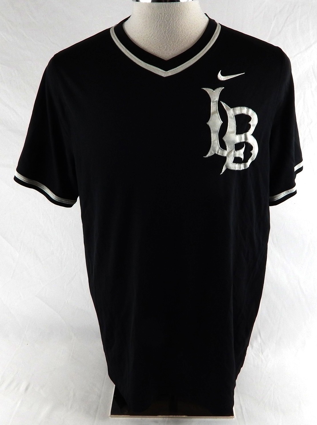 2020 Long Beach State Dirtbags #26 Game Used Black Jersey Baseball XL 659
