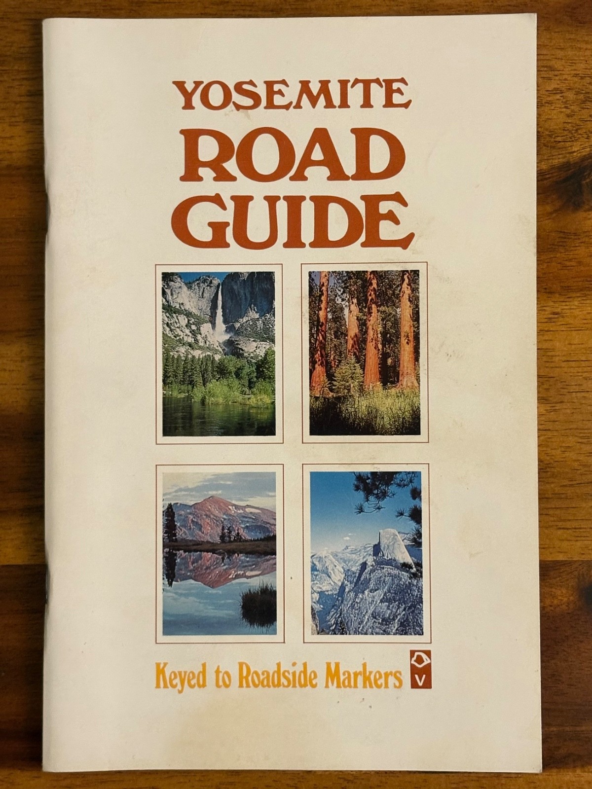 Yosemite Road Guide Maps Travel Guide Booklet Keyed to Roadside Markers 1976 Vtg